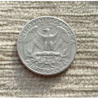 Werty71 США 1 квотер 25 центов 1/4 доллара 1967 Орёл