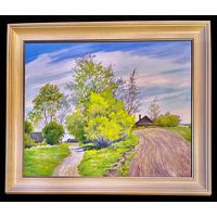 Акеньшин И.В "Весёлый денёк", 2021г. Холст, масло. Размер 45х55 см.