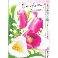 Беларусь 2011 ДМПК С праздником весны тюльпаны