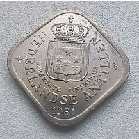 Антильские острова 5 центов 1981  3-15-19