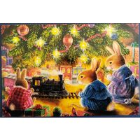 Новогодняя открытка. Сьюзен Уилер. Россия. 2017 г.