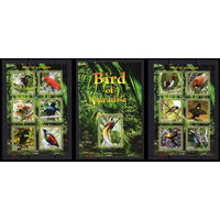 СЕРИЯ Блоков птицы  фауна MNH