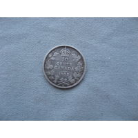Канада 10 центов 1902 год  Эдуард VII от 1 рубля без минимальной цены