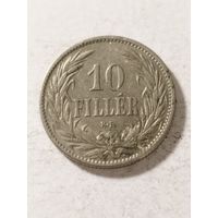 Венгрия 10 филлер 1895