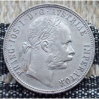 Австро-Венгрия 2 кроны 1883 года, UNC. Серебро! Сторгуй за свою цену, предложи обмен! Y