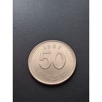 Южная Корея 50 вон 1987 г.
