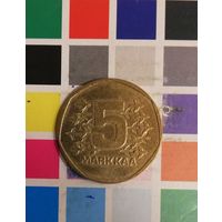 Финляндия 5 марок 1973