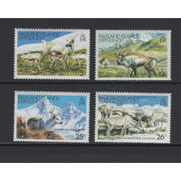 Фолклендские острова /Falkland Island 1982** Северные олени Mi#102-105