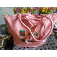 Сумка пляжная. 45 см. на 35 см. Состояние на скане.