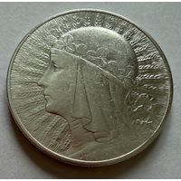 10 злотых 1933 г.  Польша.  Ядвига.  Серебро