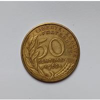 50 сантимов 1962