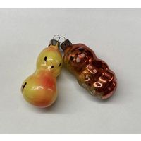 Елочная игрушка медведь утенок СССР К.6 цена за все