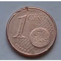 Германия, 1 евроцент 2002 г. J