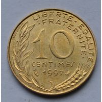 Франция, 10 сантимов 1997 г.