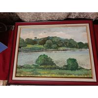 С рубля без мц. Картина ''Юзофово'', 65х50см, м. фанера.