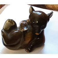 Статуэтка " Мишка на отдыхе". ЛФЗ. СССР. Все лоты с 1 рубля!