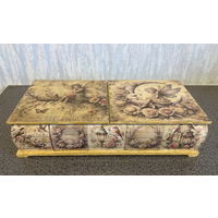 Шкатулка 205х105х48 мм 2 секции