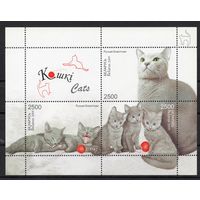 Беларусь 2009.  Фауна. Кошки блок (488)