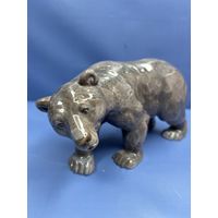 Фарфоровая Статуэтка мишка медведь , фарфор Royal Copenhagen Дания высота 10 см