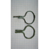 Сюльгамы, пара. Бронза, литье.