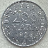 Германия 200 марок 1923 г. А