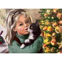 Открытка чистая 10х15 см. Художница Рина Зенюк