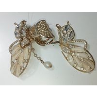 Заколка с рубля .