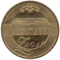 РЕСПУБЛИКА ПОЛЬША. 2 злотых 2006. Древние города Польши. Жагань