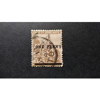 Великобритания\333с\Мыс Доброй Надежды  1893 Аллегория Mi40 надпечатка