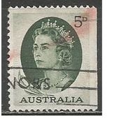 Австралия. Королева Елизавета II. 1963г. Mi#329 Dx.