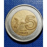 Перу 5 новых солей 2000 г.