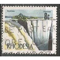 Родезия. Водопад Виктория. 1970г. Mi#93.
