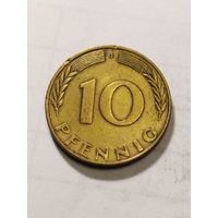 Германия 10 пфенинг 1969 J