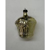 Елочная игрушка корзинка СССР