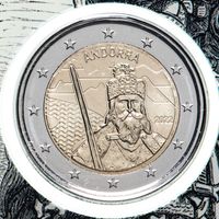 2 евро 2022 Андорра Карл Великий BU