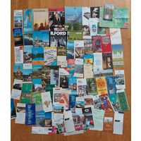 Карты и туристические буклеты. Европа. 90е годы. Одним лотом С 1 руб! 3 дня!