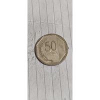 Перу 50 сентимос 2008