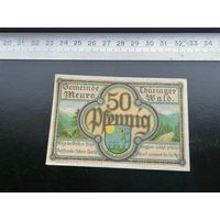 Германия-нотгельд  50 пфеннингов  1921 Мойра (Meura)