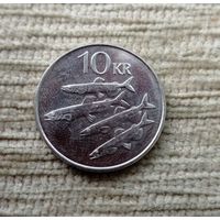 Werty71 Исландия 10 крон 2008 Косяк Рыба