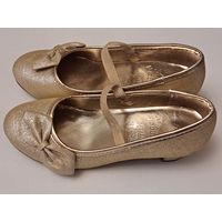 Туфли золотые в блестках Ангел, на р.30 (стелька 20см), б.у в идеальном состоянии