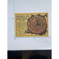 Нодгельд 25 пфеннигов Лорх. Веймарская республика - 0202