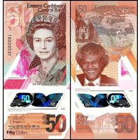 Восточные Карибы 50 долларов образца 2019 года UNC pw59