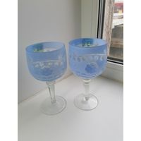 Бокалы двухслойное стекло, цена за один