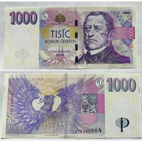 Чехия, 1000 крон 2008 г, P-25c (Z, историк Франтишек Палацкий, орел), UNC