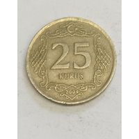 Турция 25 куруш 2009