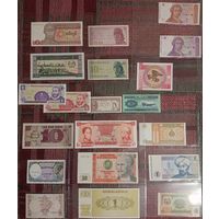 Мини коллекция бон (UNC) с листами для хранения