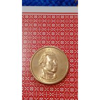 США 1 доллар 2008 Р 5 президент Monroe