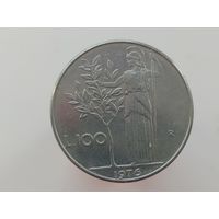 100 лир  Италия 1976 год  лот 44
