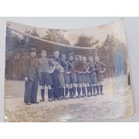 Старое фото футбольная команда