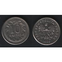 Польша y279 10 грош 1998 год (mw) (_alb2